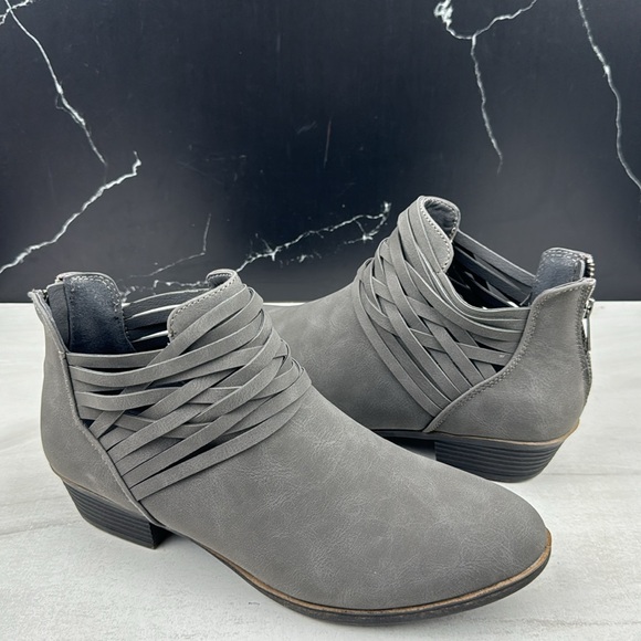 Rampage Rhodie Women’s Ankle Bootie Gray sz 9 - Picture 2 of 12